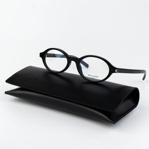 NEW Saint Laurent SL751 JEANNE OPT 001 Black Oval Women Eyeglasses